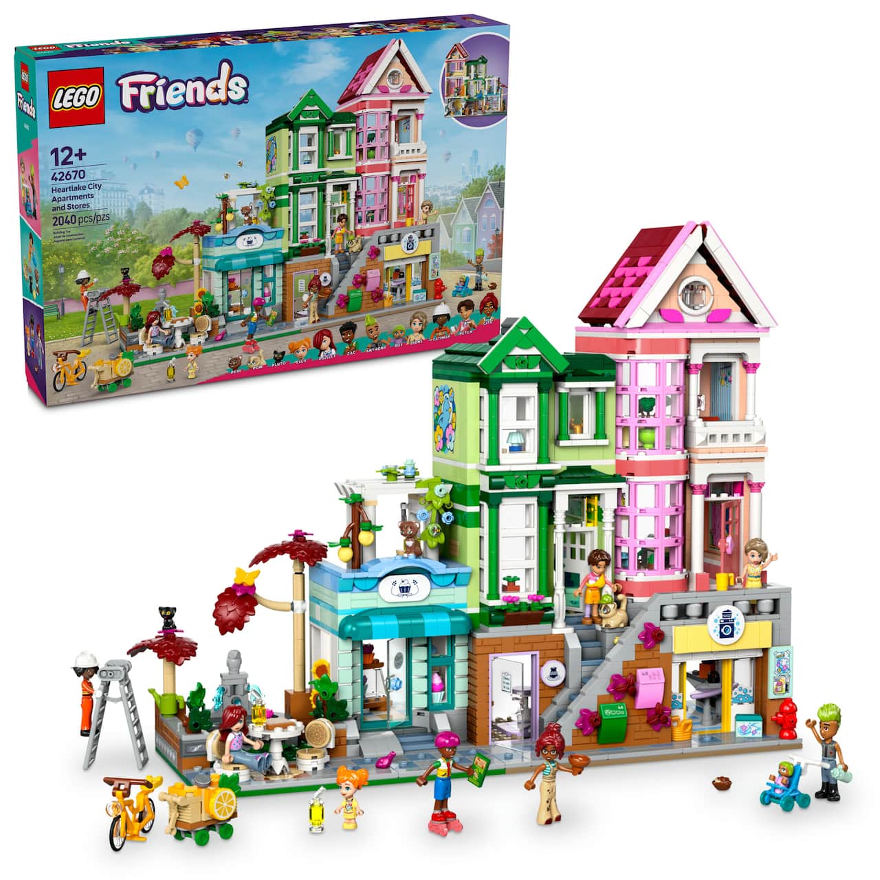 LEGO® Friends Heartlake City Apartments and Stores Model Kit 42670